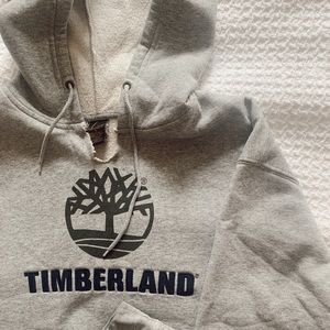 Oversized Cropped Timberland Hoodie